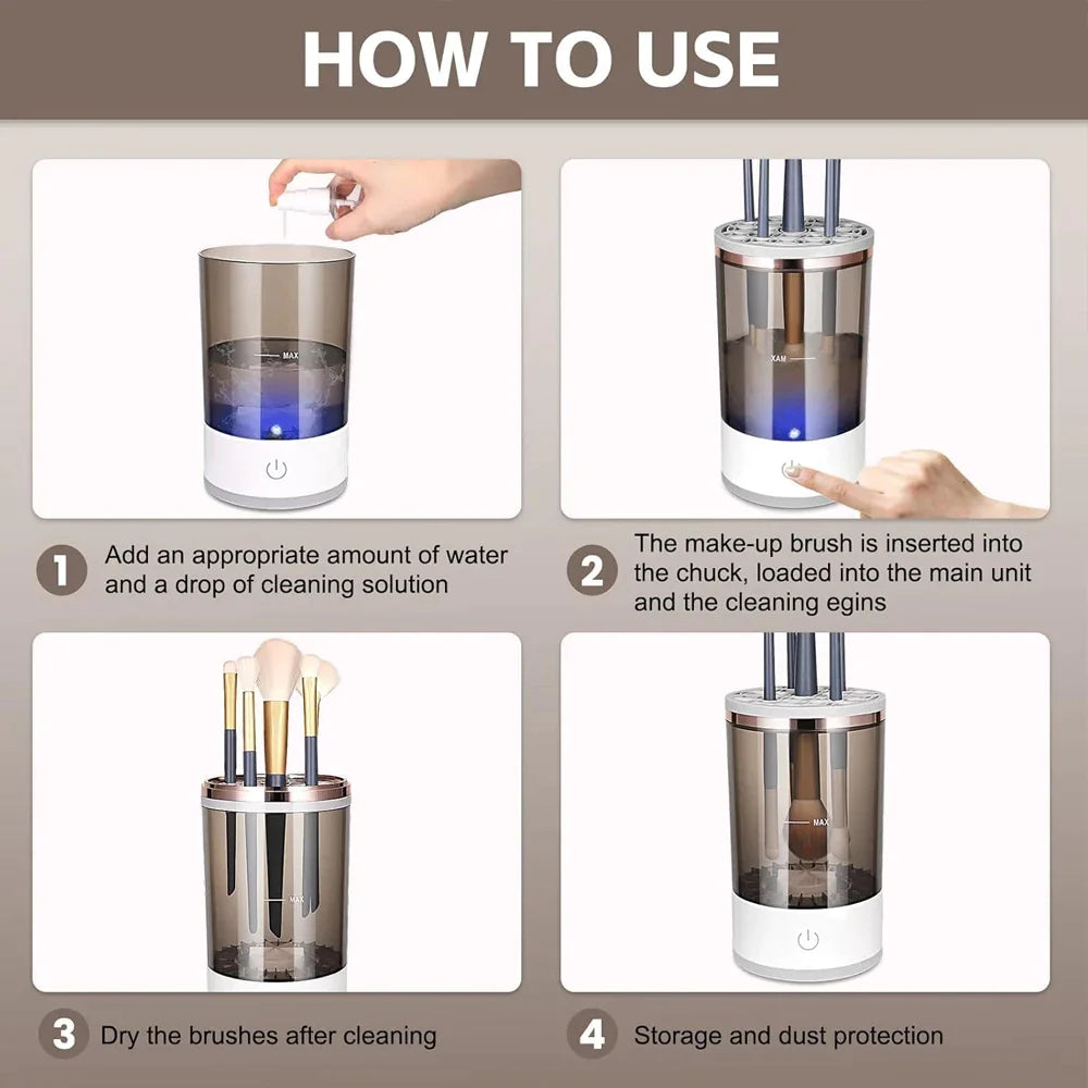 Swift Makeup Brush Cleaner Machine