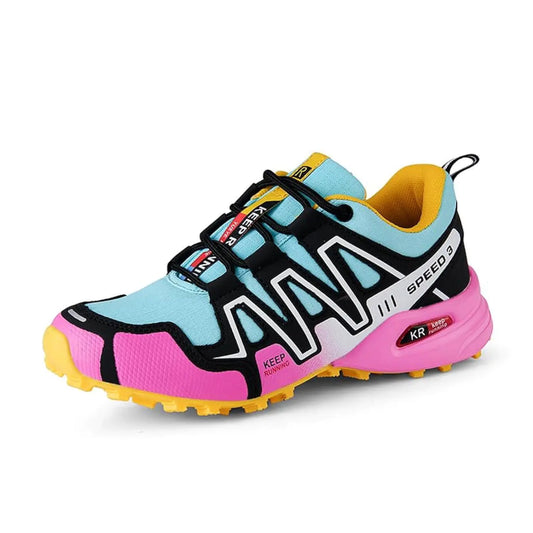 HOVERKICKES Breathable Hiking Shoes Women | Casual Walking Waterproof Shoes for Women | Comfortable & Light-Weight & Non-Slip | Womens Camping Shoes Walking Trekking Camping Tennis Sport Sneakers