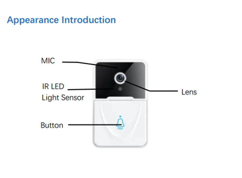Smart WiFi Video Doorbell Intercom