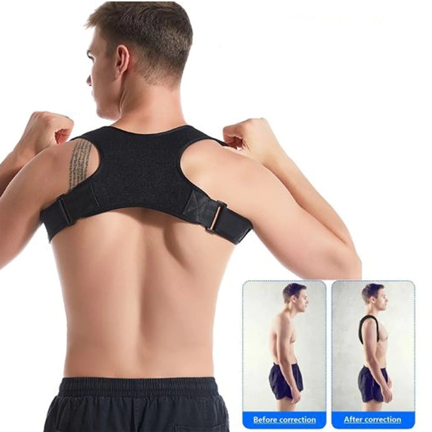 Ergonomic Back & Shoulder Support Brace