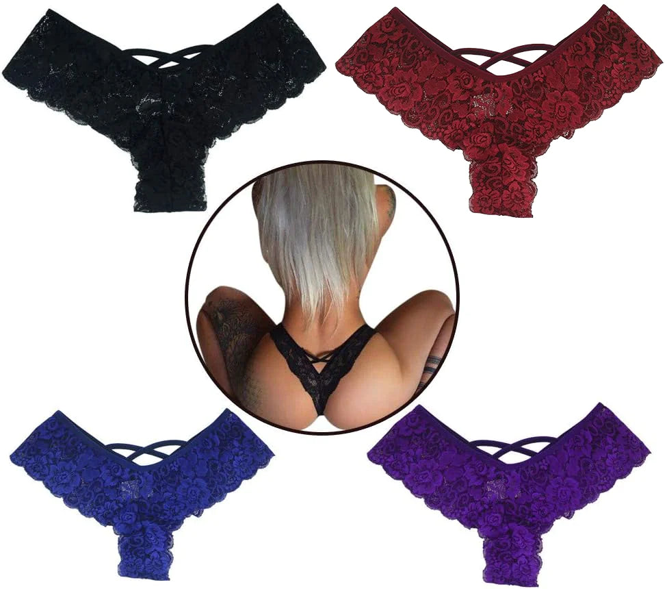 4-Piece Chic Lace Lingerie Set for Women