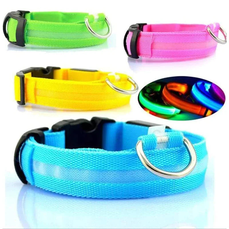 LED Glow Safety Dog Collar