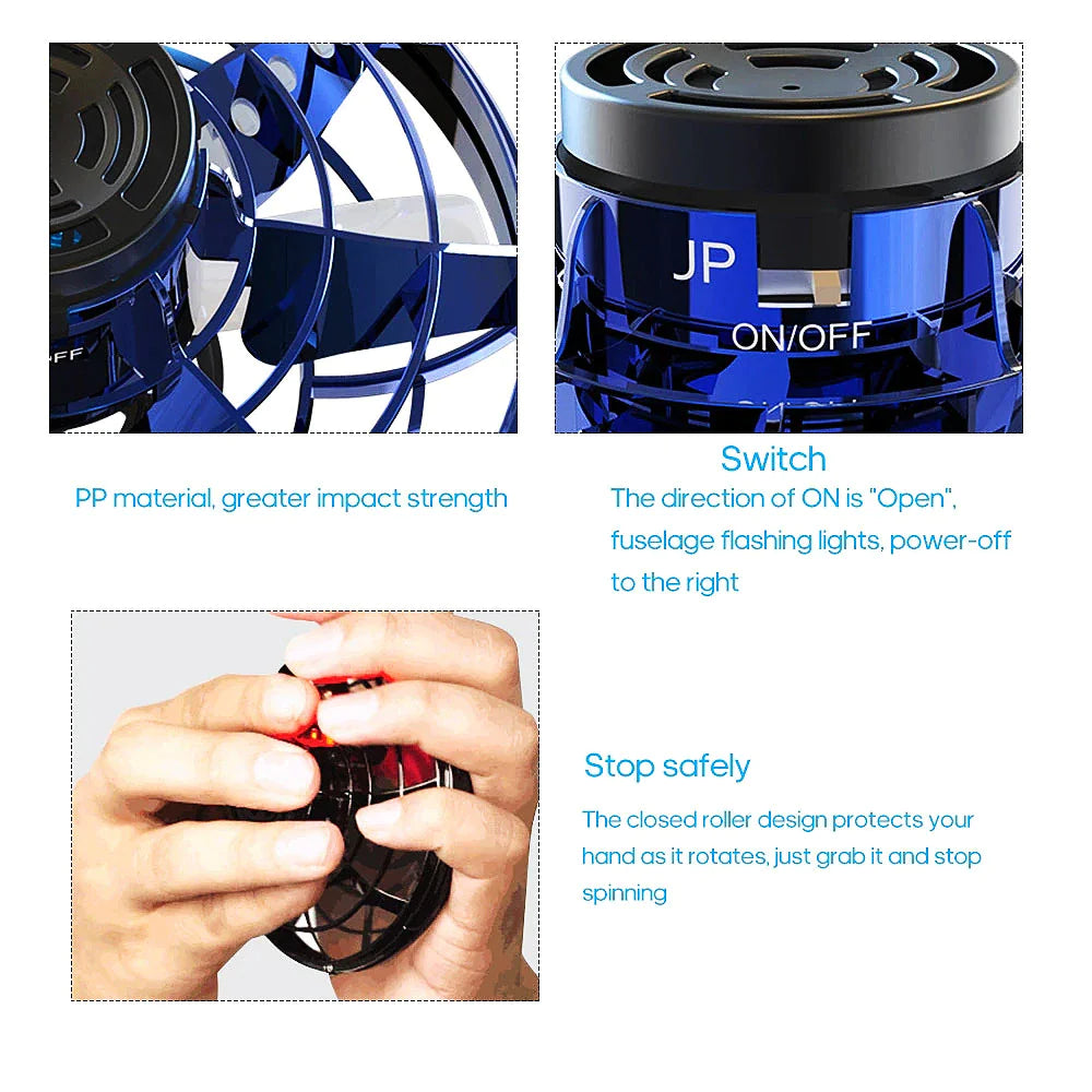 Hovering Fidget Spinner LED Drone