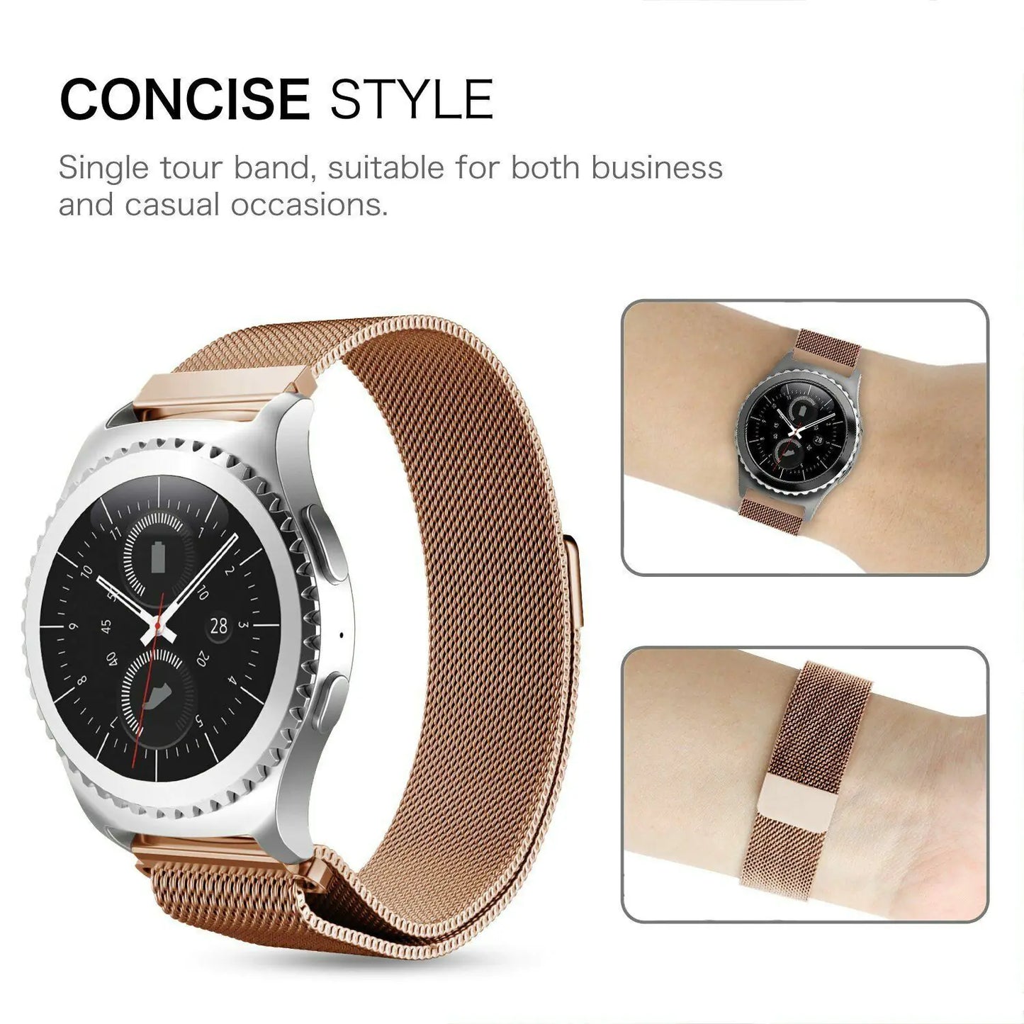 Galaxy Watch Stainless Steel Strap 42/46mm