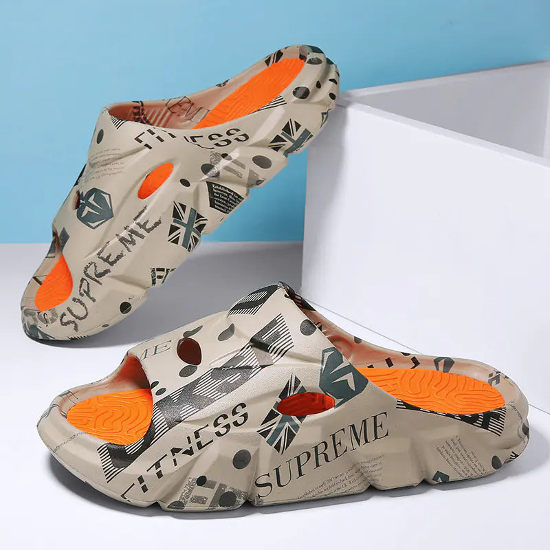 Men's Summer Beach Platform Flip-Flops