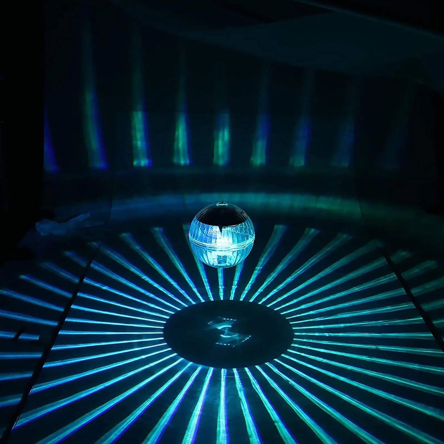 Solar LED Pond Light with RGB Rotation