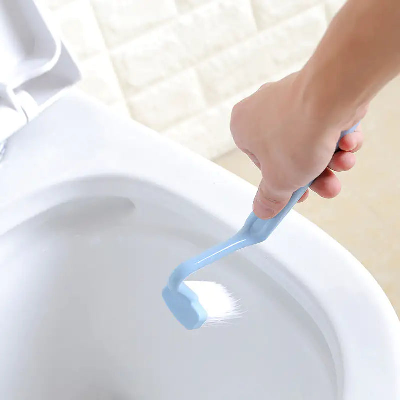 Curved Edge Toilet Scrubber with Wall Hook