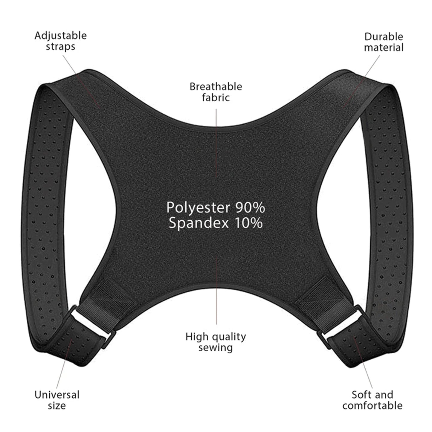 Ergonomic Back & Shoulder Support Brace