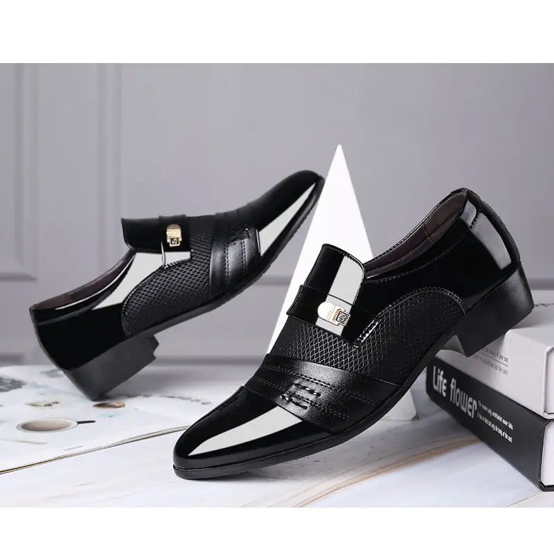 Men's Stylish Leather Flexi-Formal Shoes