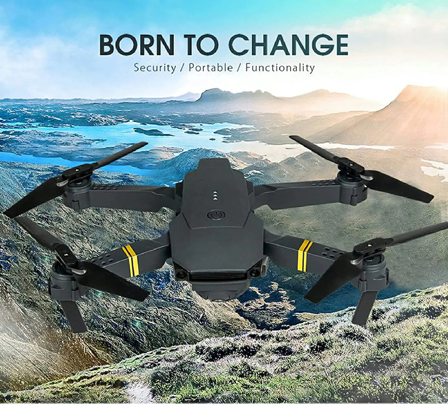 4K HD Dual-Cam Foldable Drone with WiFi FPV