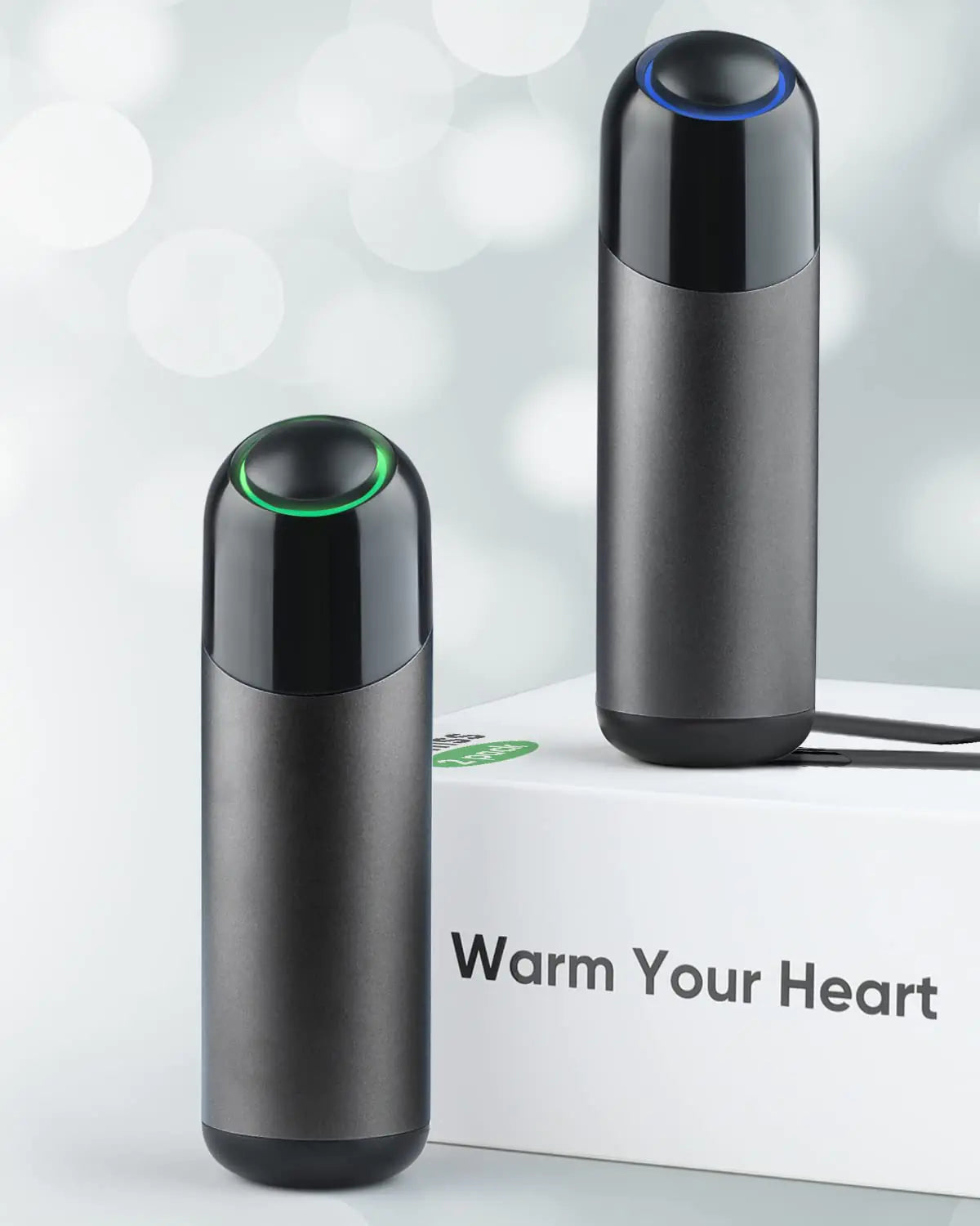 Dual 8000mAh USB-C Hand Warmers - Compact Portable Heat for Outdoor Activities