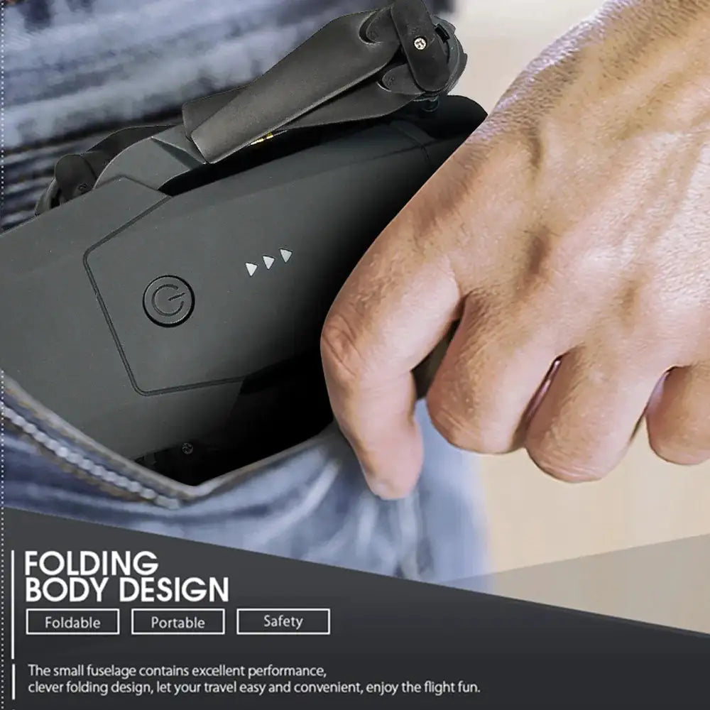 4K HD Dual-Cam Foldable Drone with WiFi FPV