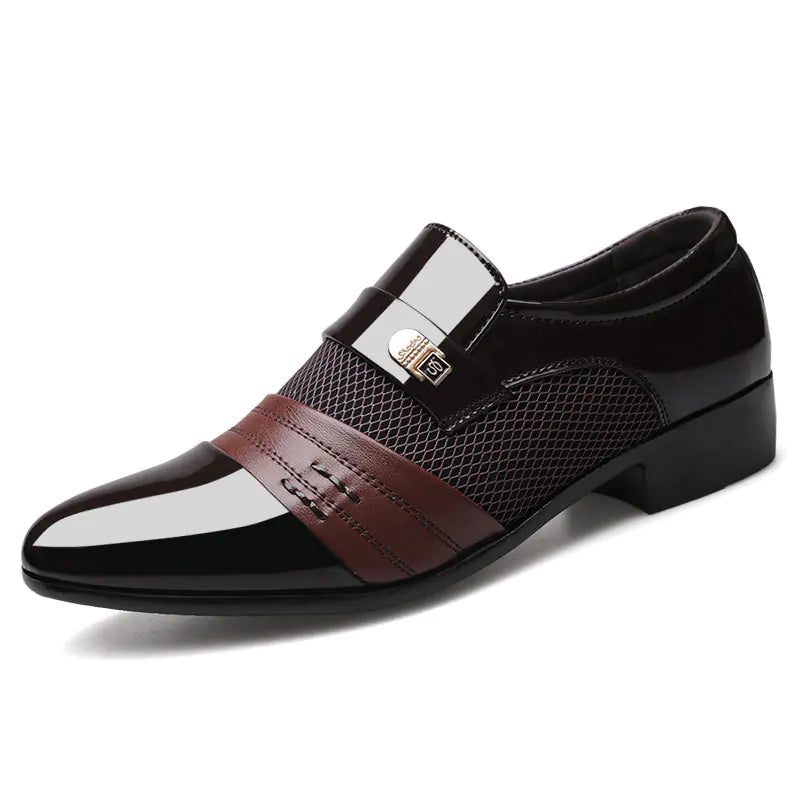 Men's Stylish Leather Flexi-Formal Shoes