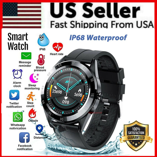 Smart Heart Tracker Watch - Waterproof Bluetooth for IOS & Android