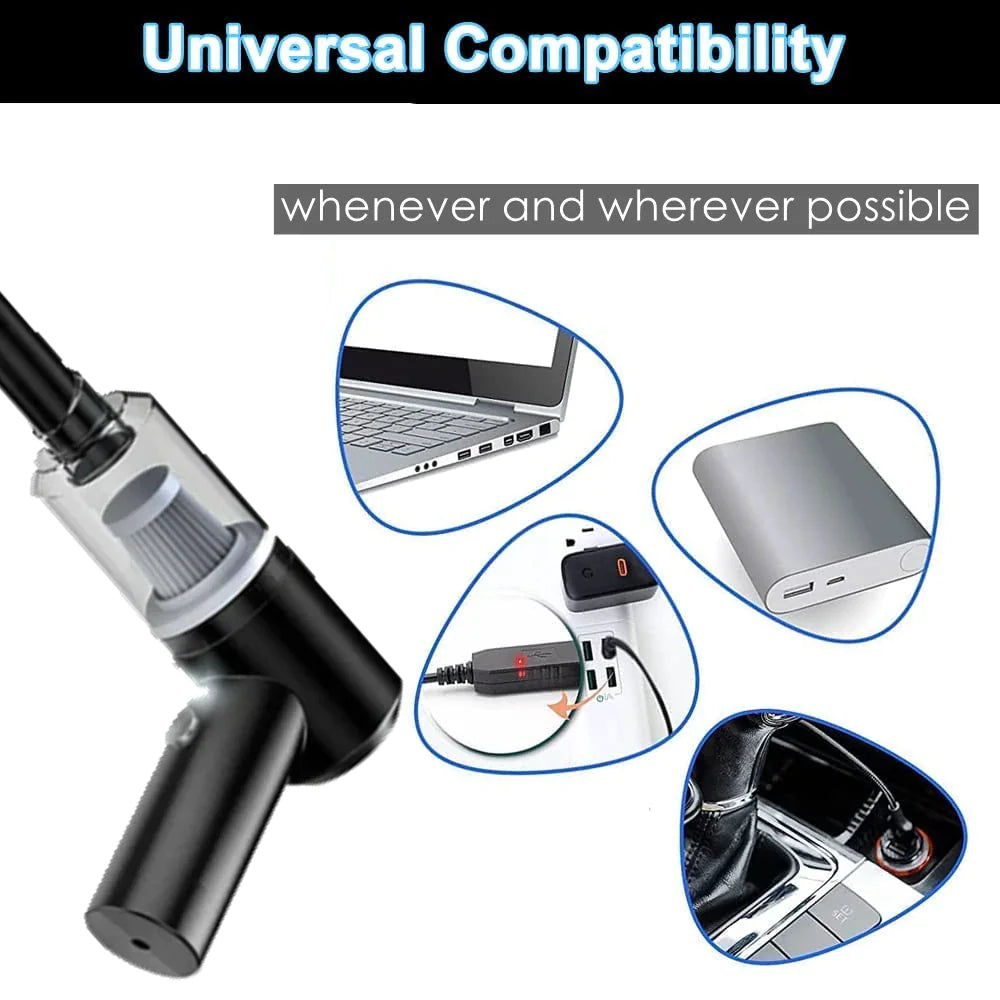 120W Portable Cordless Vacuum Cleaner