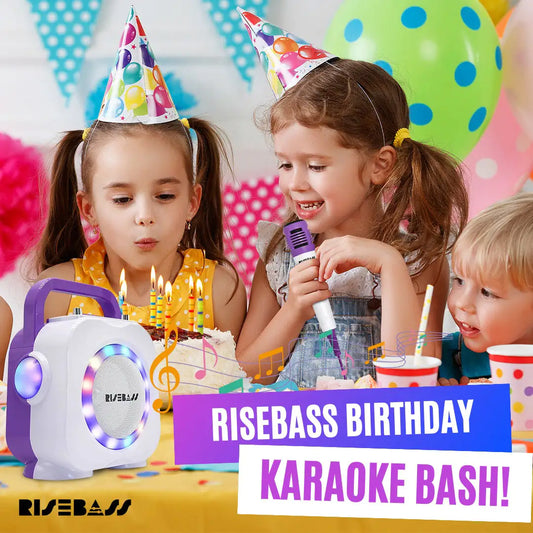 Kids Party Karaoke - Dual Mic Bluetooth Speaker