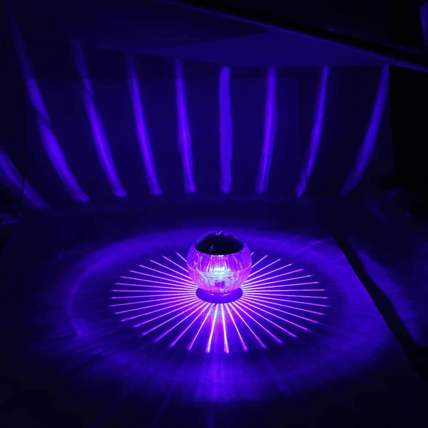 Solar LED Pond Light with RGB Rotation