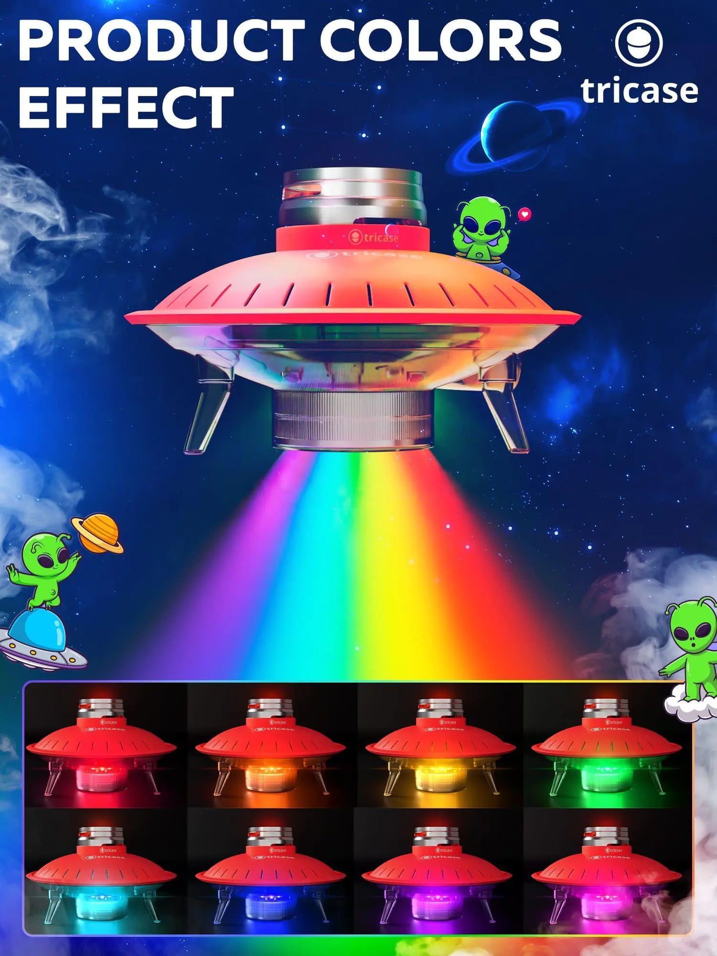 Deluxe Red UFO Hookah Kit