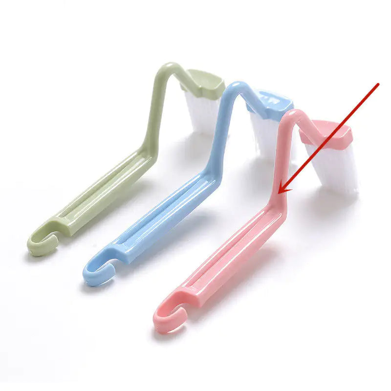 Curved Edge Toilet Scrubber with Wall Hook