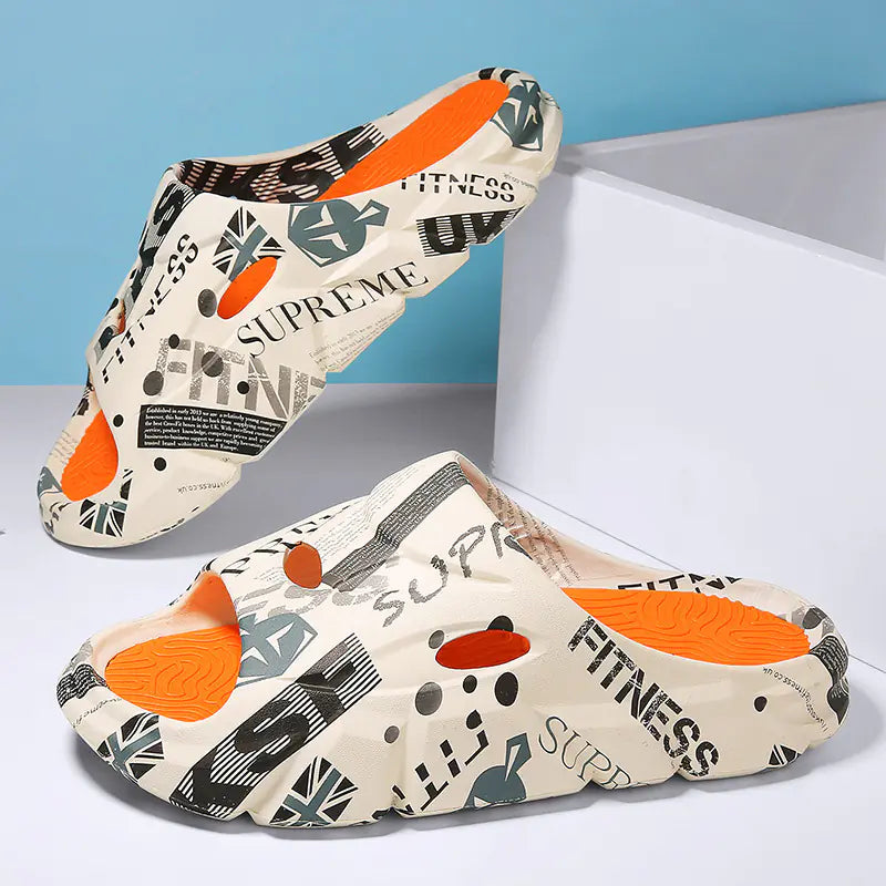 Men's Summer Beach Platform Flip-Flops