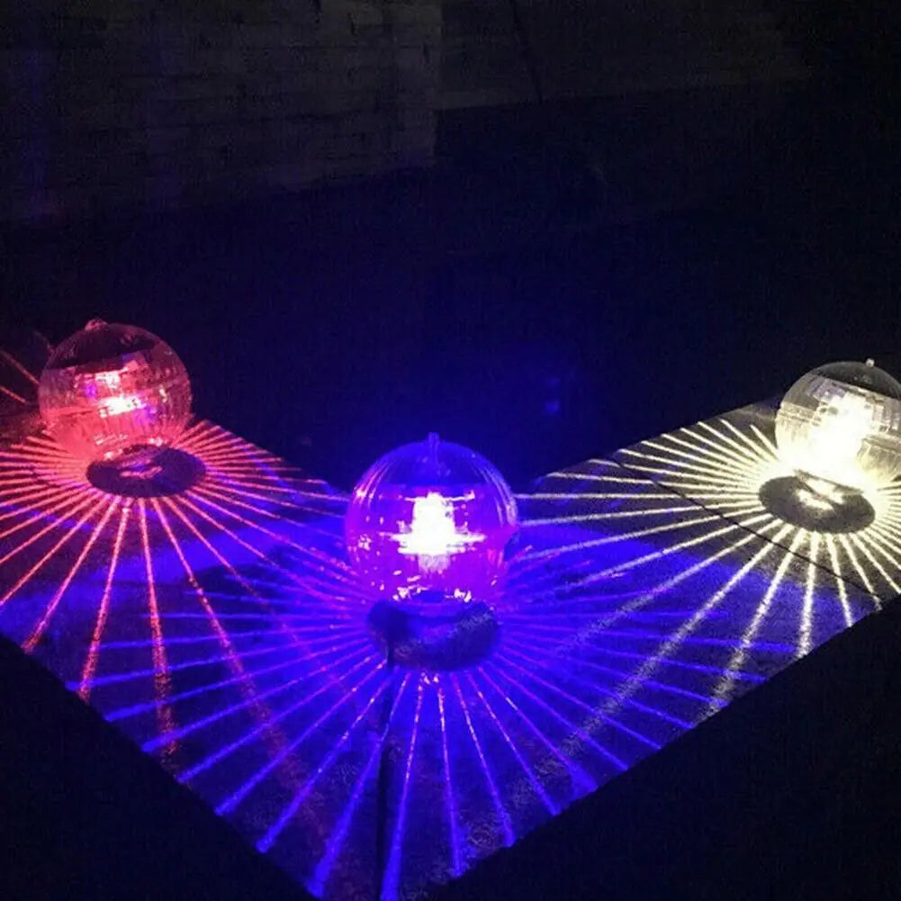 Solar LED Pond Light with RGB Rotation