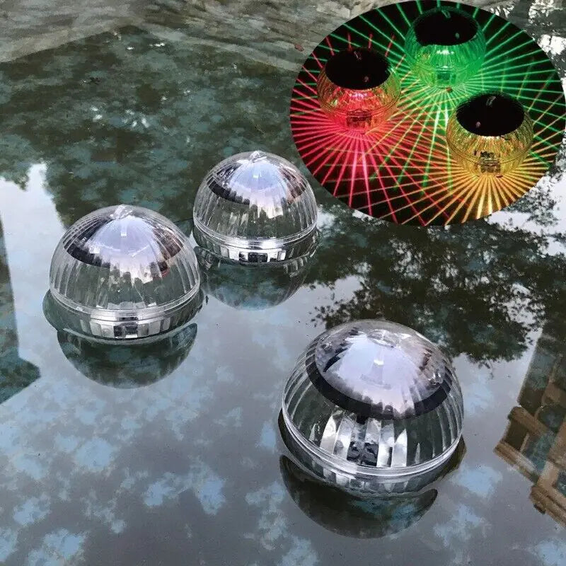 Solar LED Pond Light with RGB Rotation