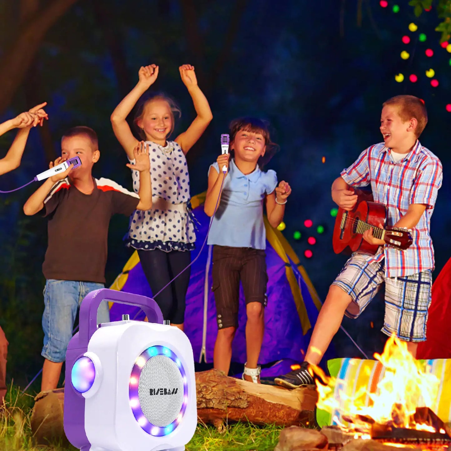 Kids Party Karaoke - Dual Mic Bluetooth Speaker