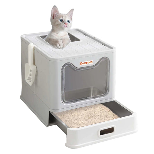 PurraFold Large Stainless Steel Litter Box