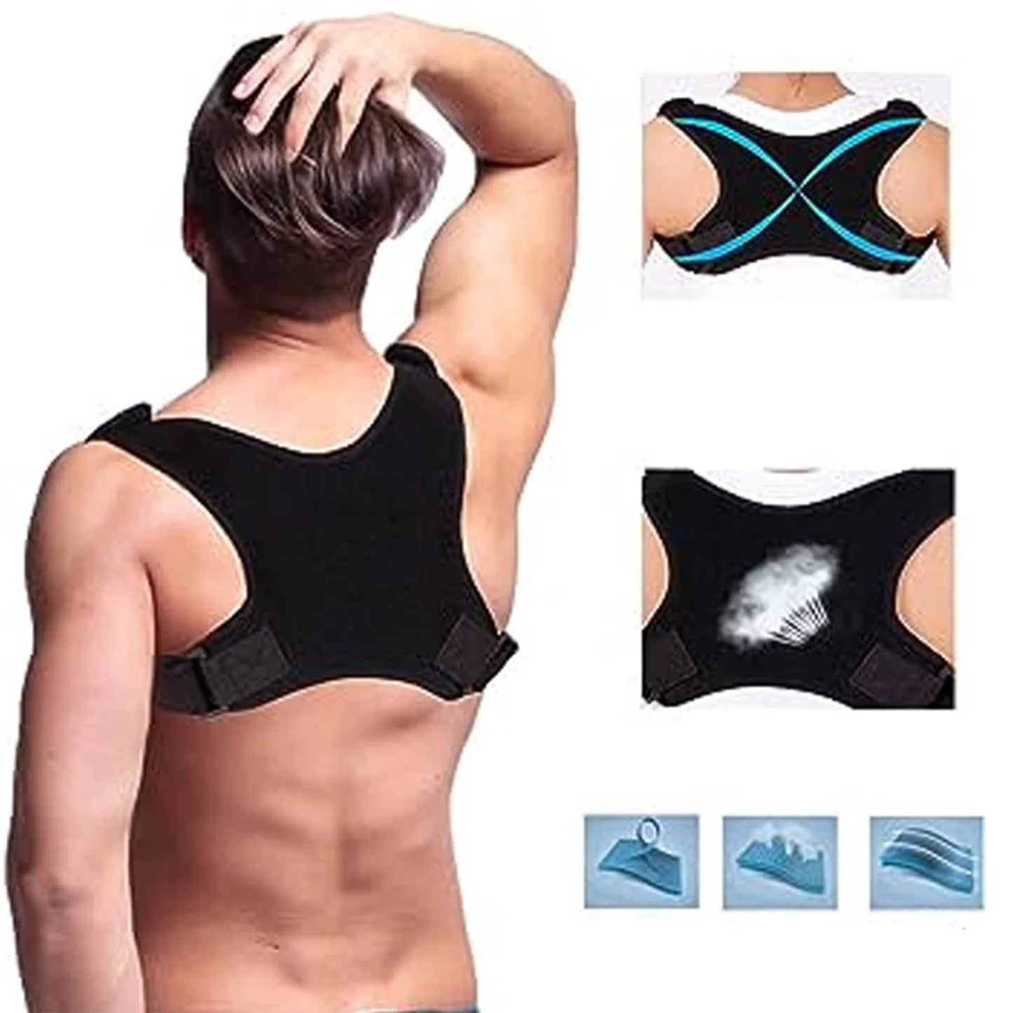 Ergonomic Back & Shoulder Support Brace