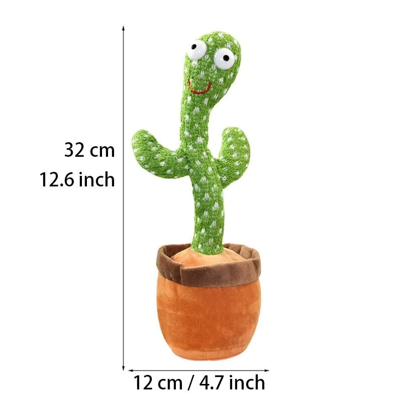 Singing Cactus Plush Toy with Record & Dance