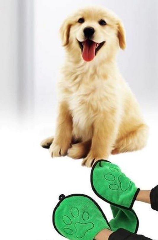 UltraAbsorb Dog Drying Towel with Double Pocket