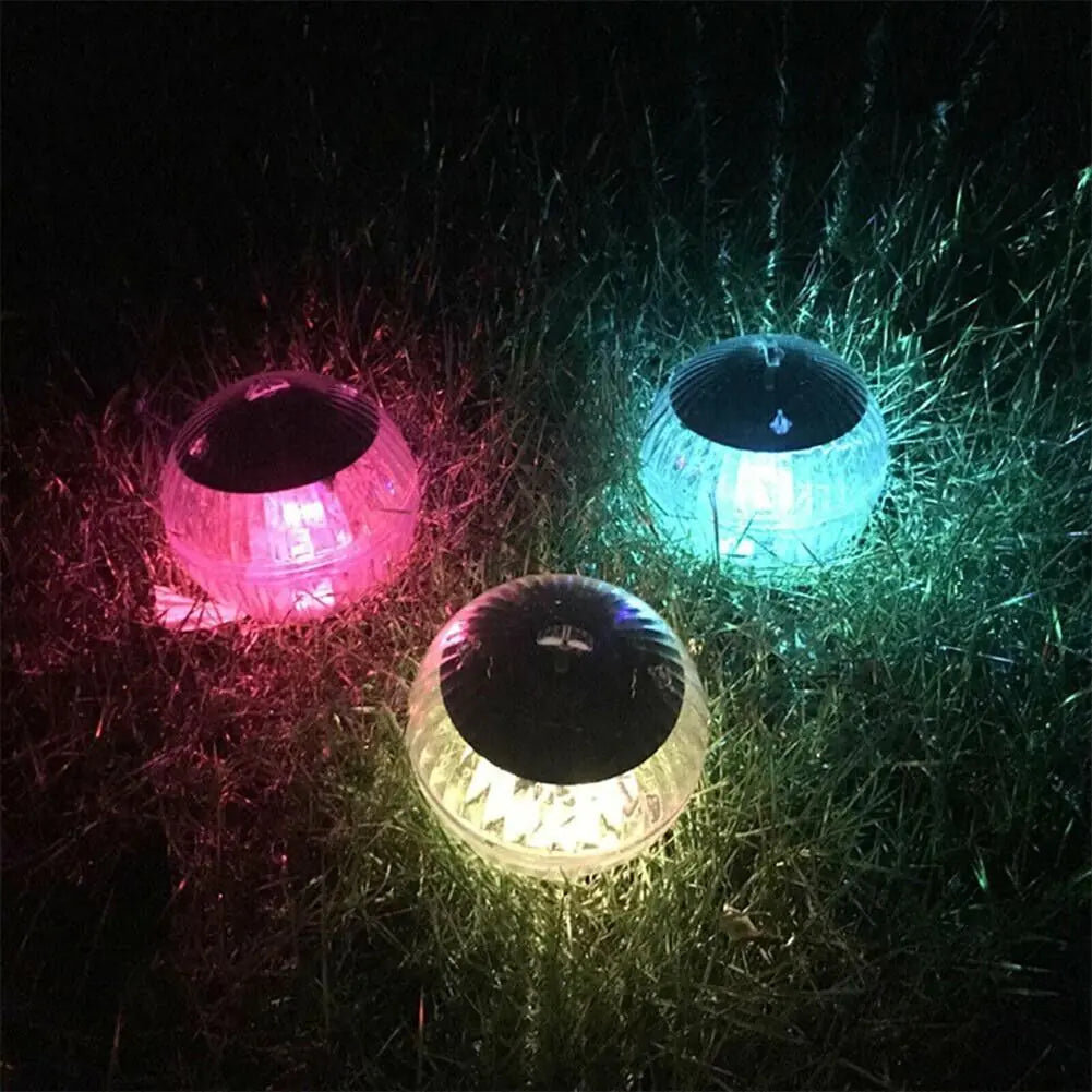 Solar LED Pond Light with RGB Rotation
