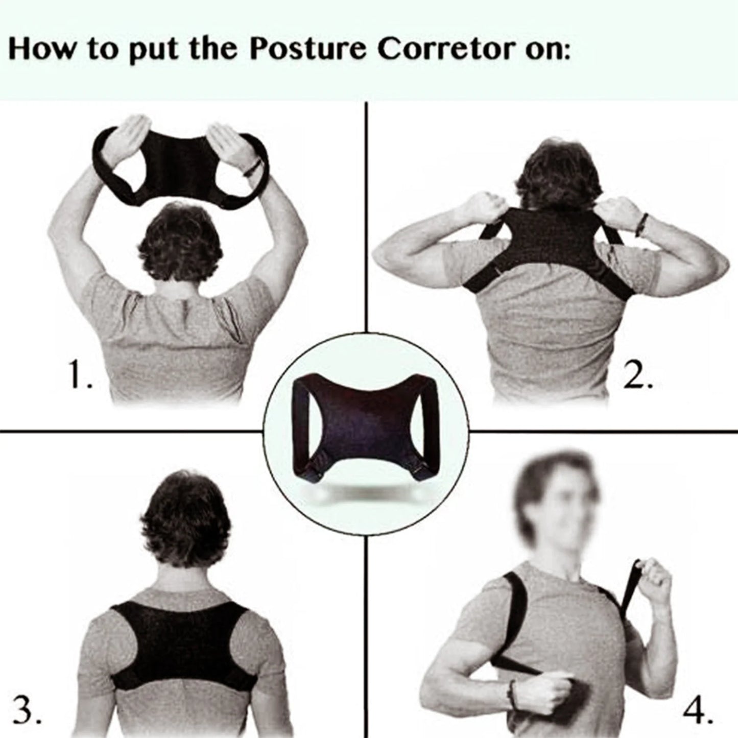 Ergonomic Back & Shoulder Support Brace