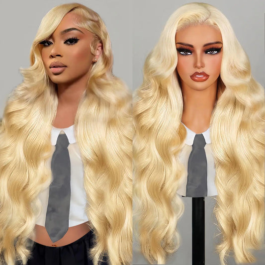 Blonde Breeze 32-Inch HD Lace Human Hair Wig
