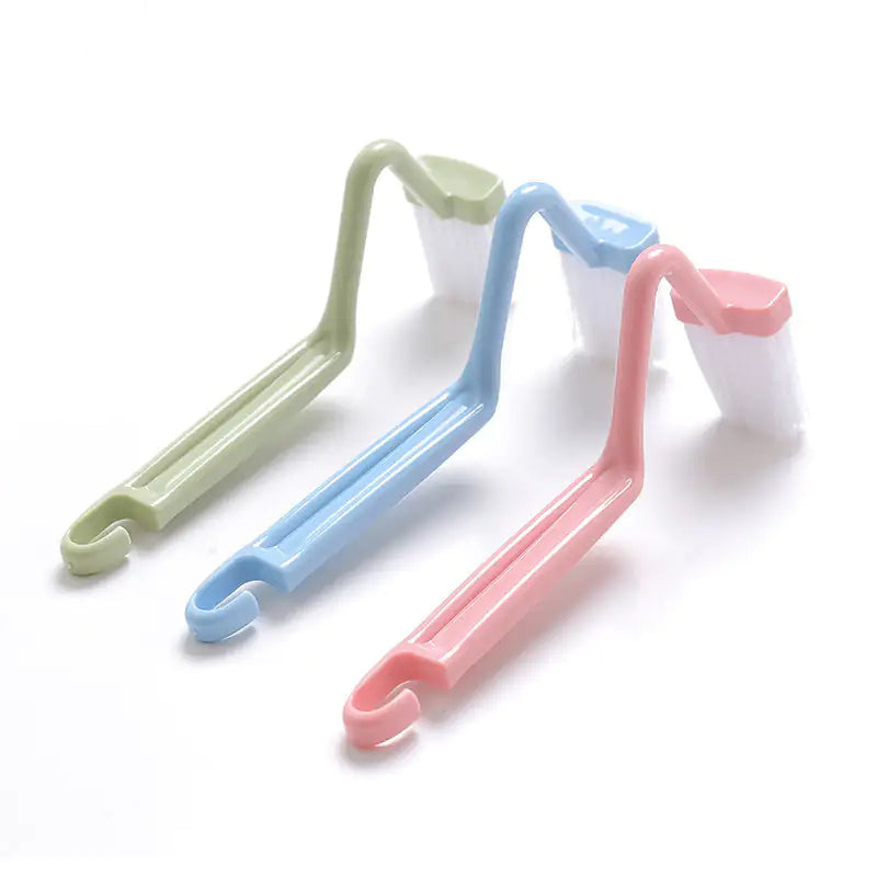 Curved Edge Toilet Scrubber with Wall Hook