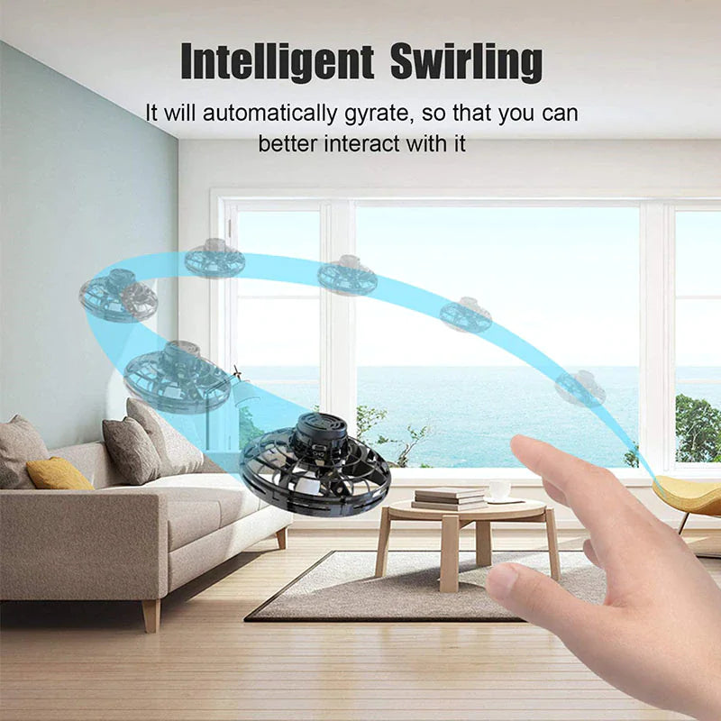Hovering Fidget Spinner LED Drone