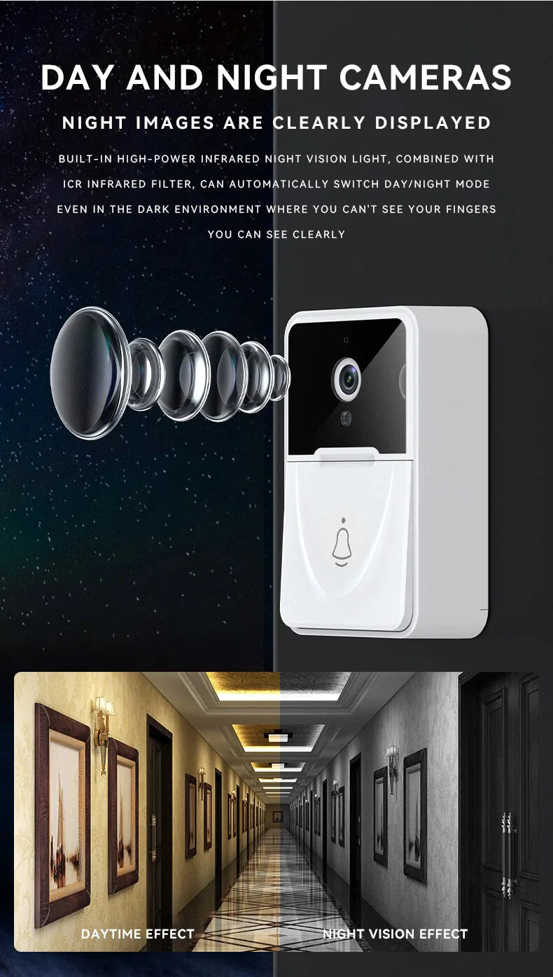 Smart WiFi Video Doorbell Intercom