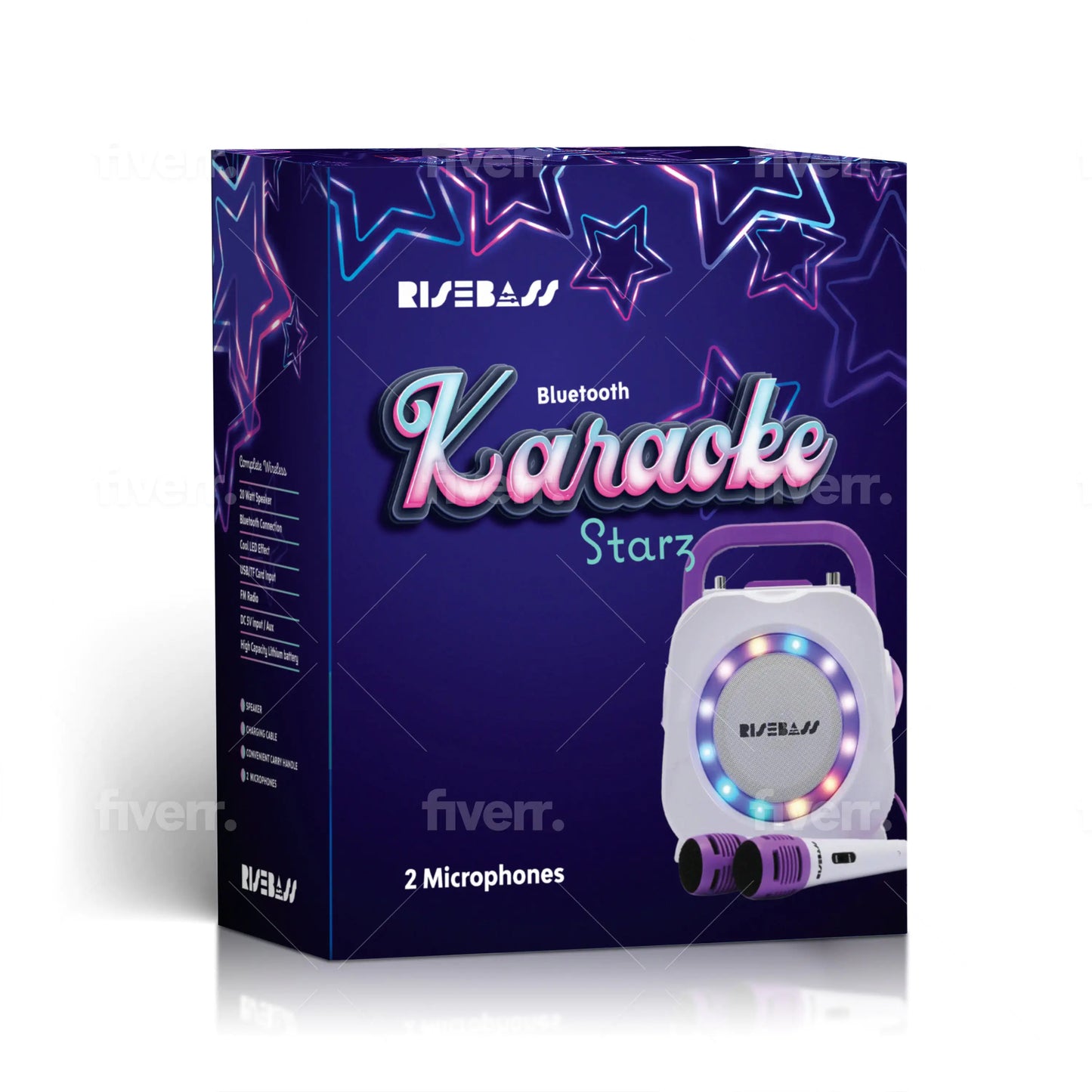 Kids Party Karaoke - Dual Mic Bluetooth Speaker