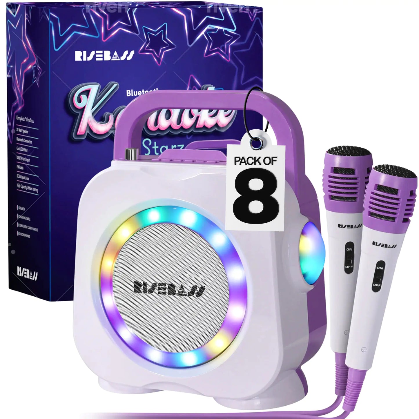 Kids Party Karaoke - Dual Mic Bluetooth Speaker