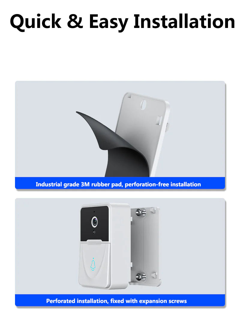 Smart WiFi Video Doorbell Intercom