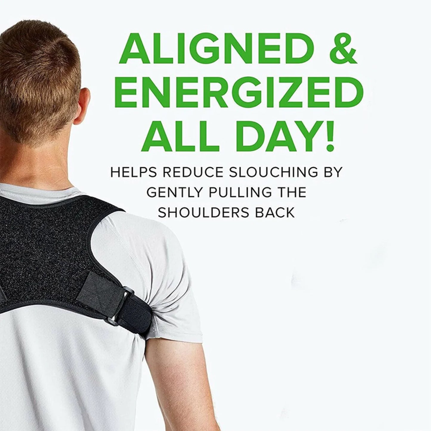 Ergonomic Back & Shoulder Support Brace