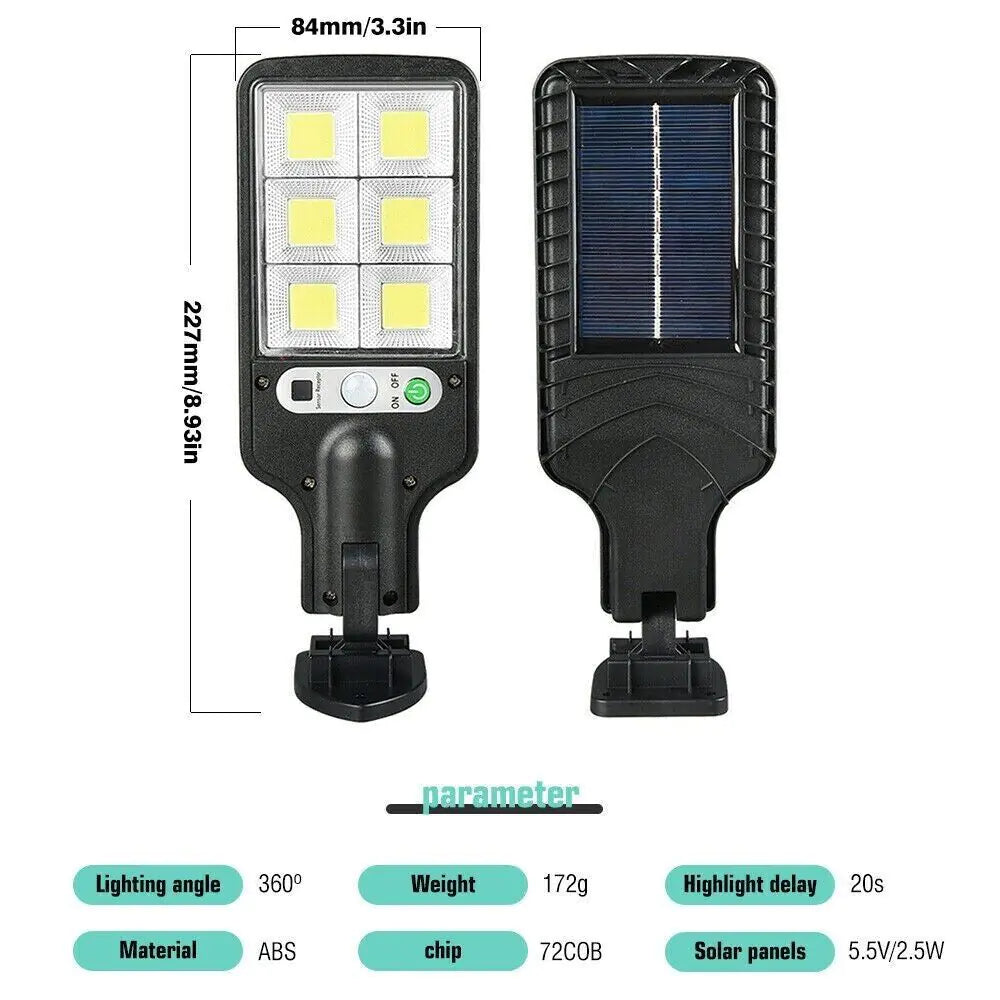 SolarGuard 600W LED Motion Sensor Wall Light