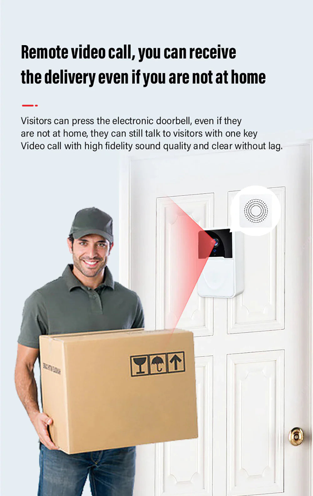 Smart WiFi Video Doorbell Intercom