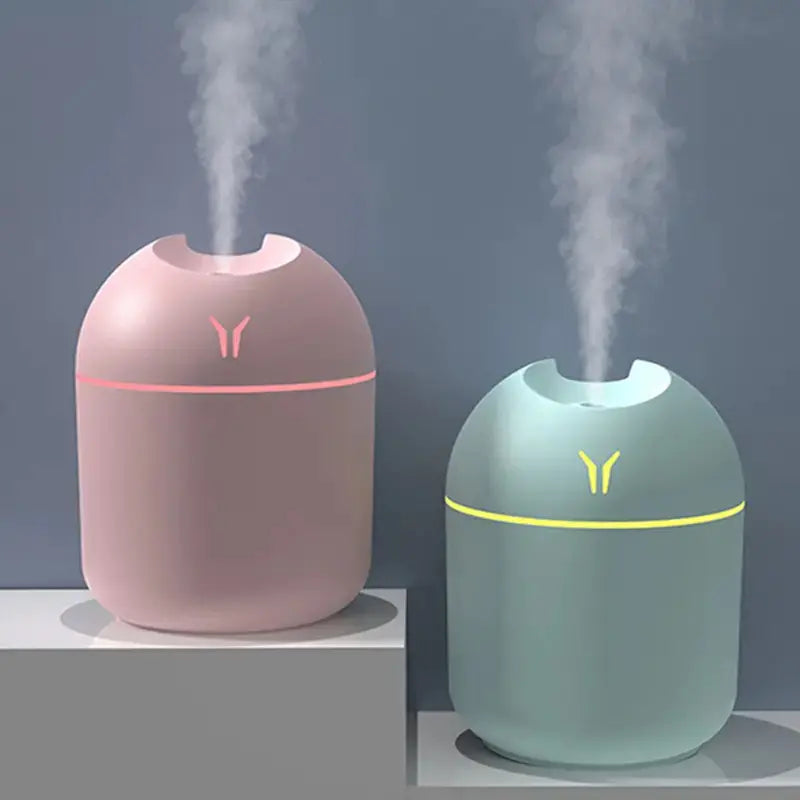 Cute Cool Mist Humidifier with LED Light for Home/Car