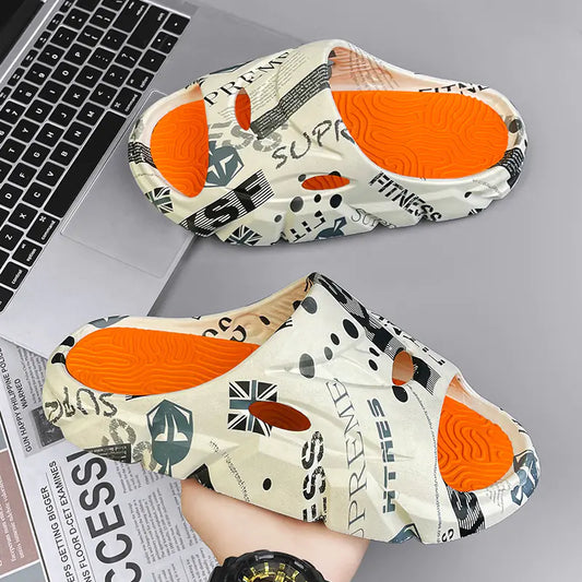 Men's Summer Beach Platform Flip-Flops