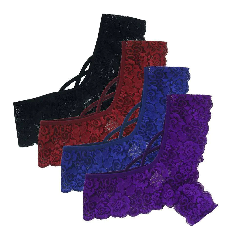 4-Piece Chic Lace Lingerie Set for Women