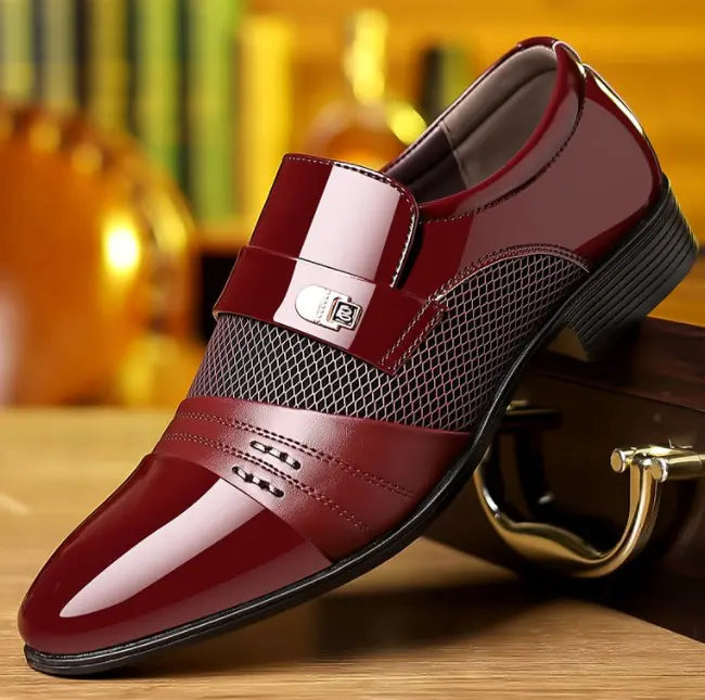 Men's Stylish Leather Flexi-Formal Shoes