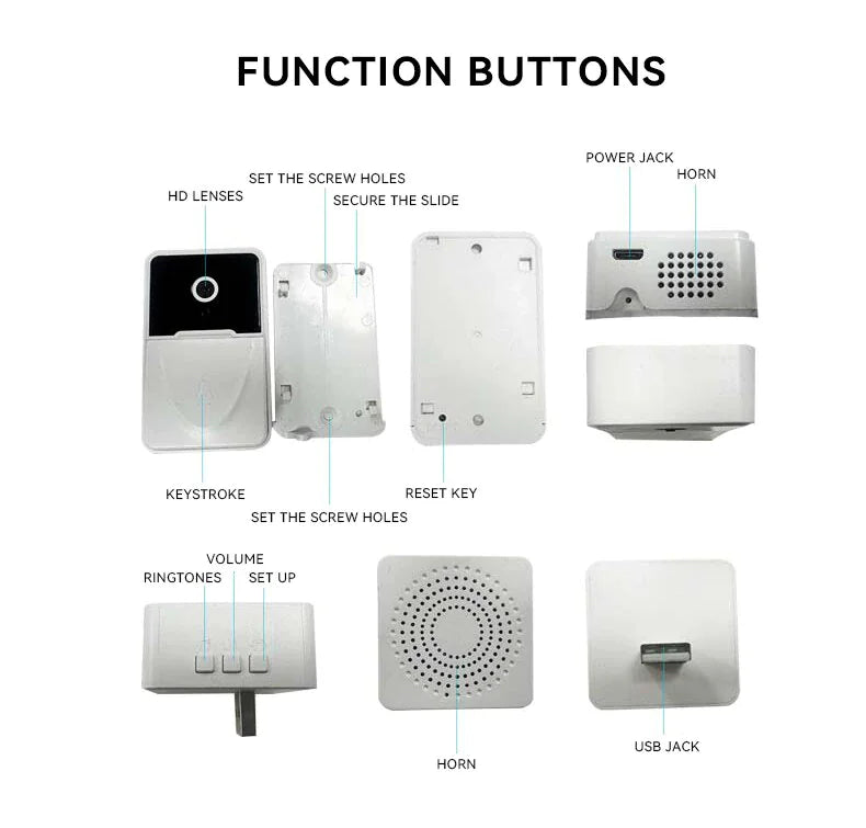 Smart WiFi Video Doorbell Intercom