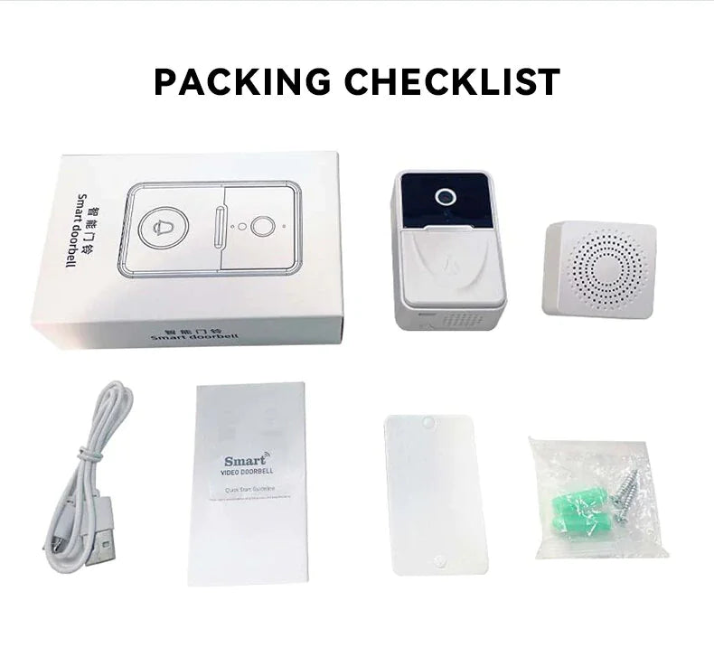 Smart WiFi Video Doorbell Intercom