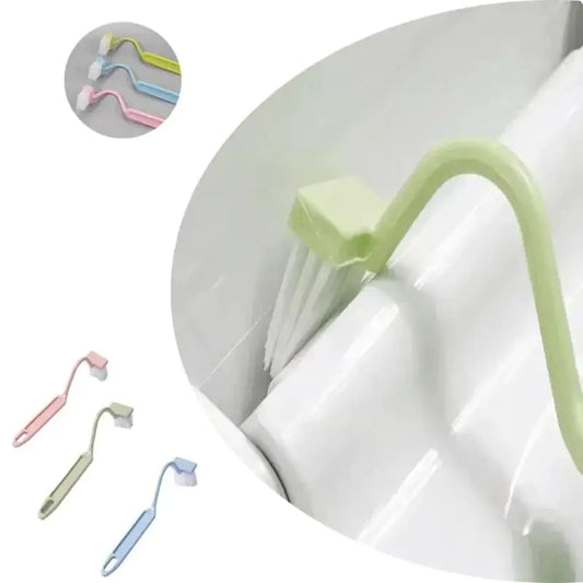 Curved Edge Toilet Scrubber with Wall Hook